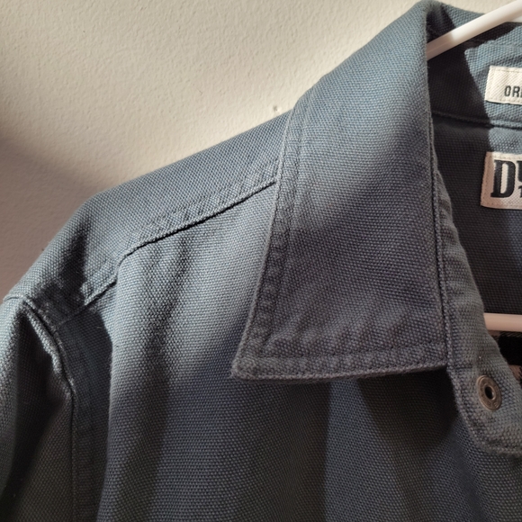 Duluth Original Firehose Heavy Cotton Shacket Men's Size Large Tall Workwear - Picture 9 of 13